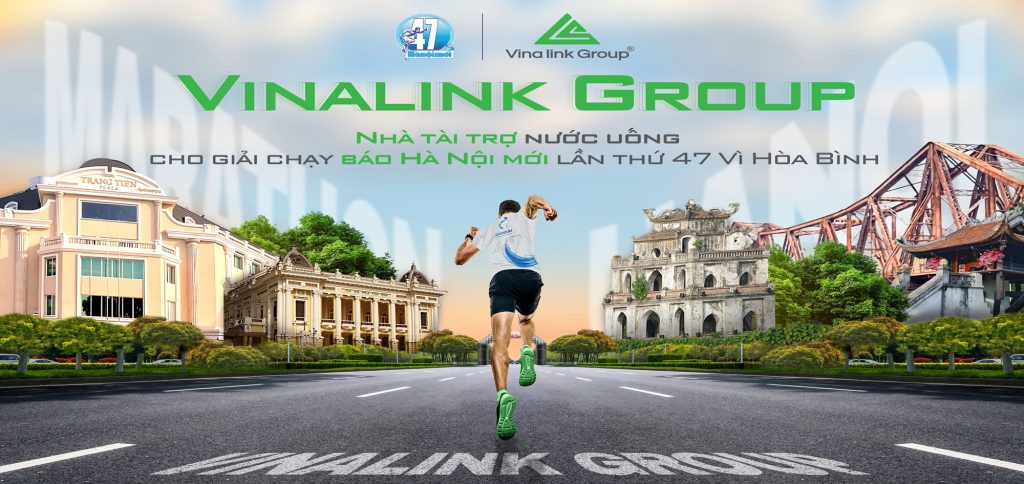 Vinalink Group tài trợ nước uống cho giải chạy Báo Hà Nội Mới mở rộng lần thứ 47–2022